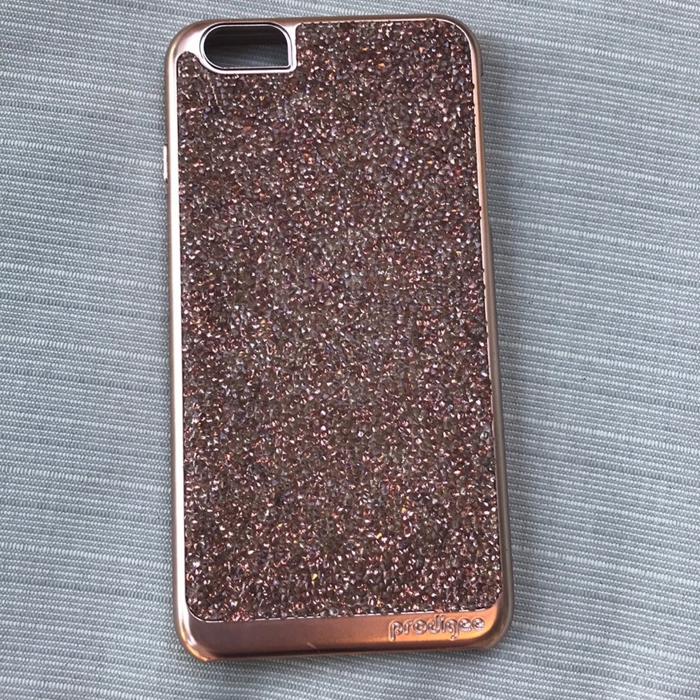 Rose Gold Sparkle Glitter iPhone 6+ Case